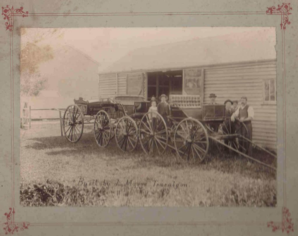 Carts built by Mayze, 1909