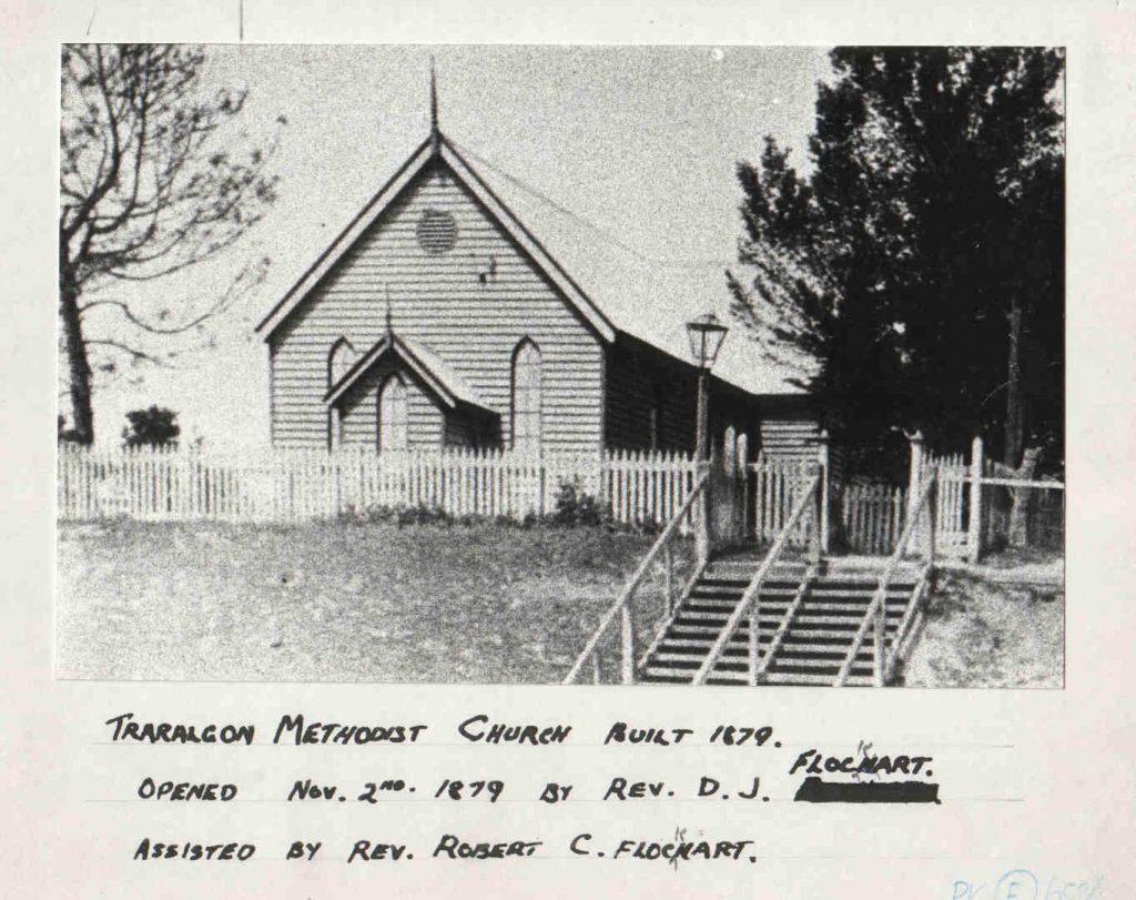 Traralgon Methodist Church, Argyle Street Traralgon built 1879