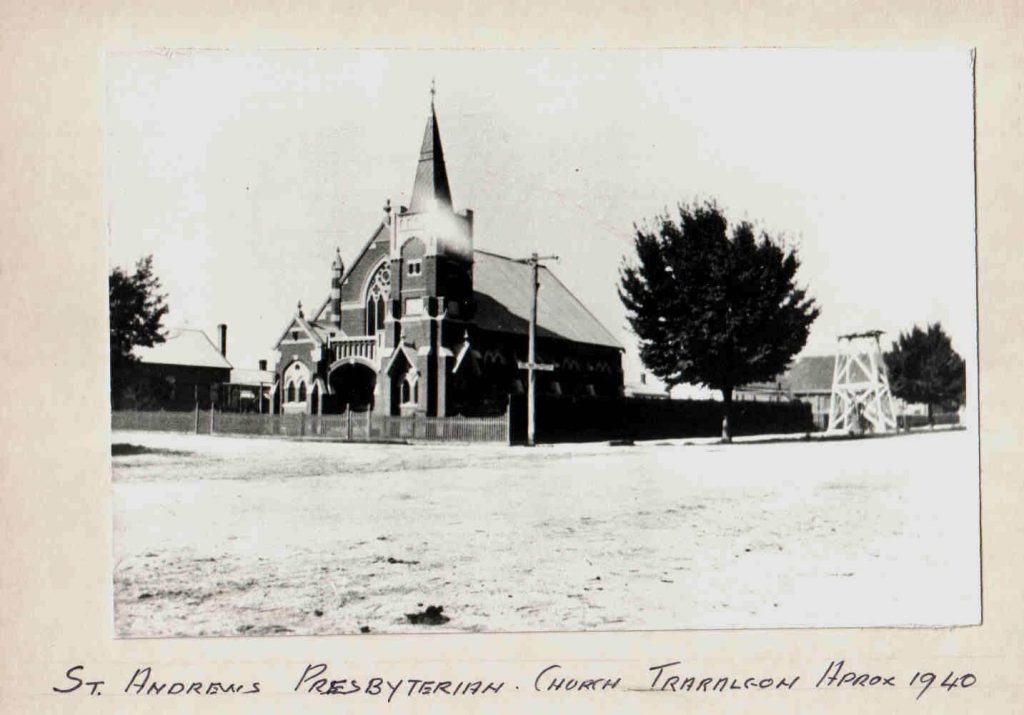 St Andrews Presbyterian Church, Kay Street Traralgon, approx 1940