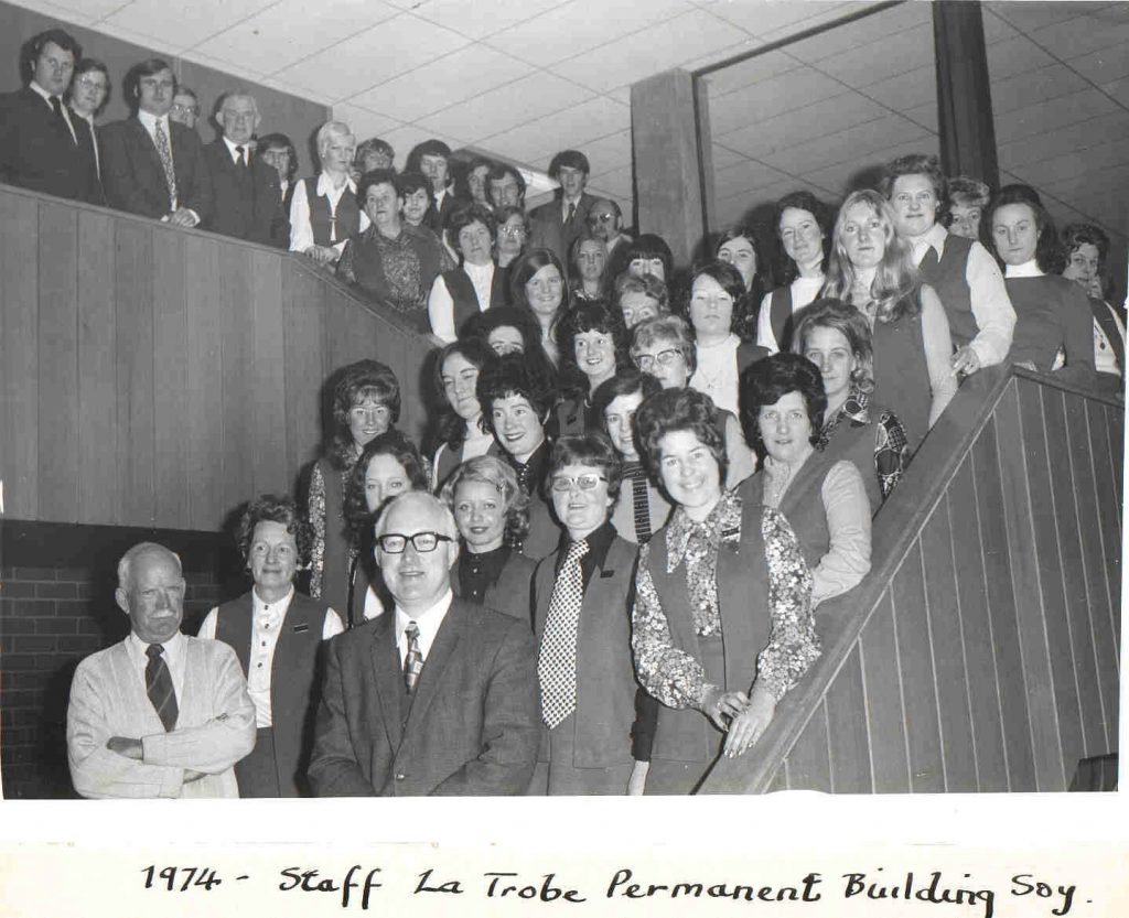Staff at LsTrobe Permanen 1974