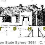 Historic drawing of Grey Street school 1912