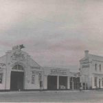 Historic photo of automotive workshop in Traralgon