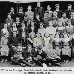 Historic school photo of students 1911