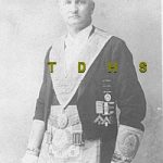 Historic portrait photo of Dr McLean in uniform 1920